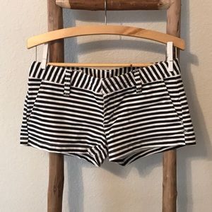 Hurley stripe jean shorts